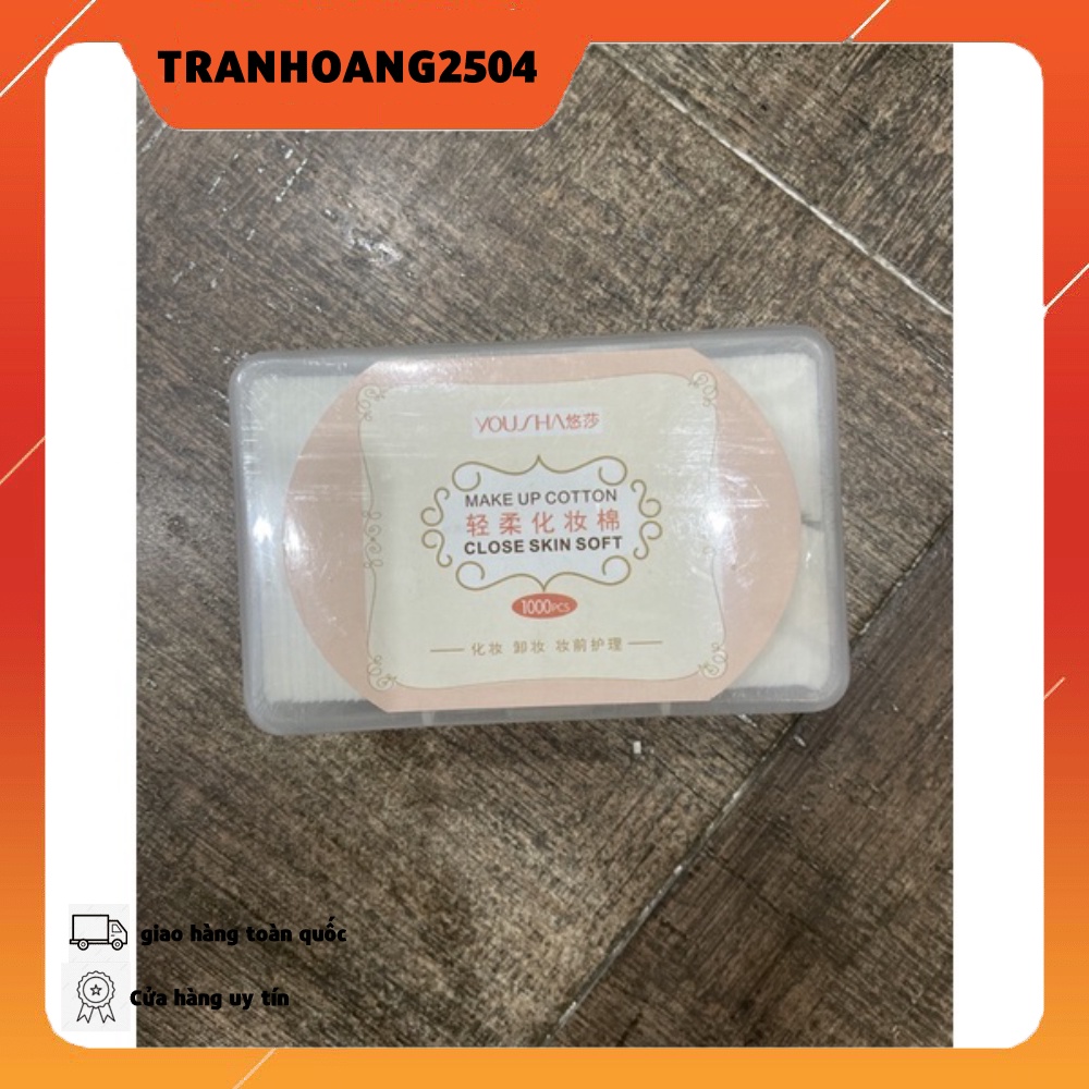 XẢ LỖ hộp bông tẩy trang 1000 miếng YOUSHA