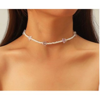 Vòng cổ choker hạt cườm phối hình ngôi sao