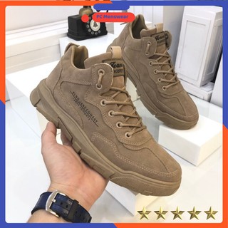 Giày Nam 🔴FREESHIP🔴 Giày Da Lộn Sneaker Cao Cấp - Đế Cao Su Đúc - Bảo Hành Dài 1 Năm - [ Hàng DC Nhập Khẩu] - FCMenswear
