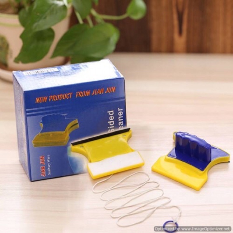 Miếng Lau Kính - Dụng Cụ Vệ Sinh Kính 2 Mặt Nam Châm Cho Nhà Cao Tầng Siêu Tiện Dụng DOULE SIDED GLASS