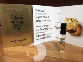 Vial mẫu thử Lady Million 1,5ml