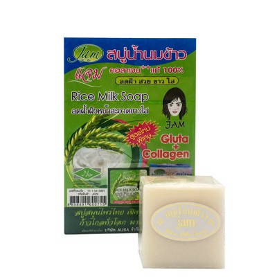 Xà Phòng Cám Gạo [FREESHIP] Xà Phòng Trắng Da Thái Lan Jam Rice Milk Soap | BigBuy360 - bigbuy360.vn