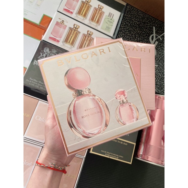 Set nước hoa nữ Bvlgari Rose Goldea EDP 90ml + 15ml EDP