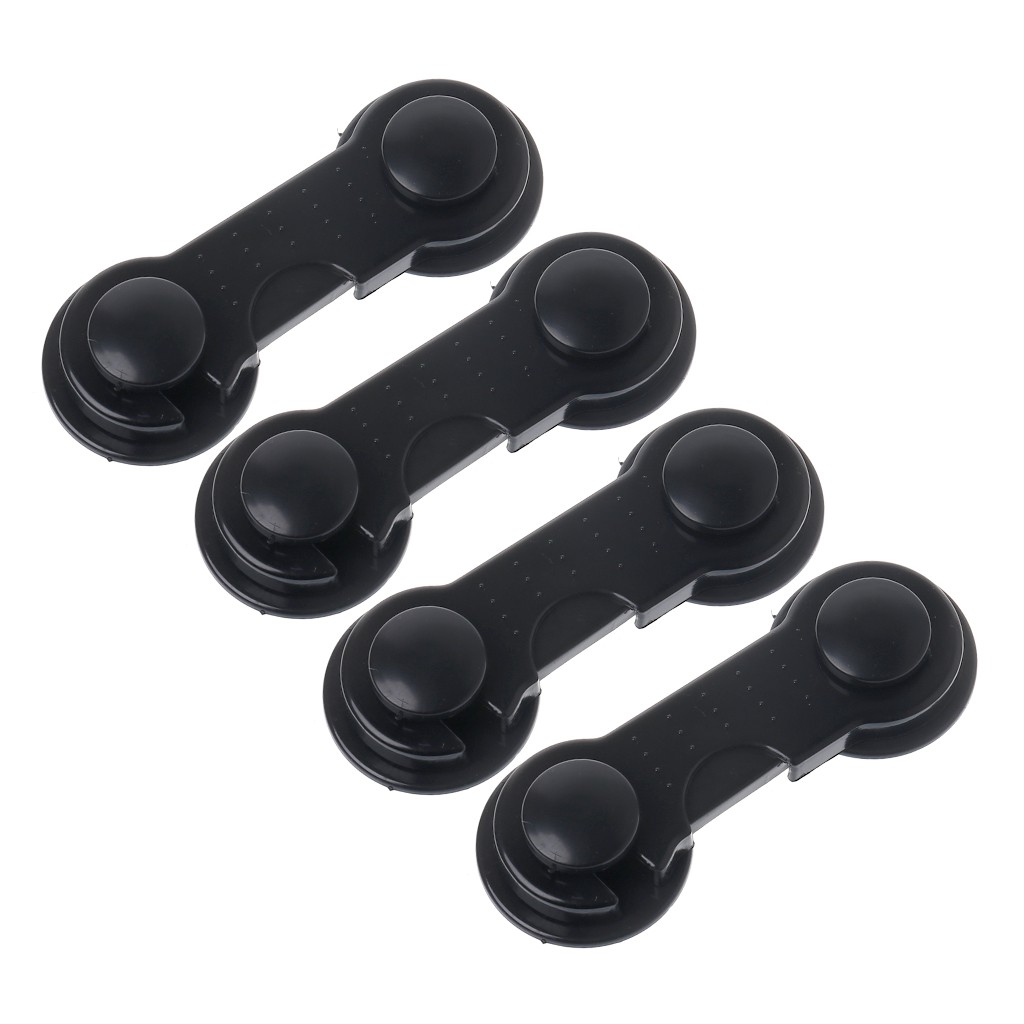 Set 4 khóa cửa tủ bằng nhựa bảo vệ an toàn cho bé