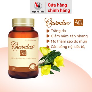 [Chính hãng - Dược Việt Đức] Thực phẩm bảo vệ sức khoẻ trẻ hoá da từ nhau thai cừu Charmlux Anti-Aging - Lọ 60 thumbnail