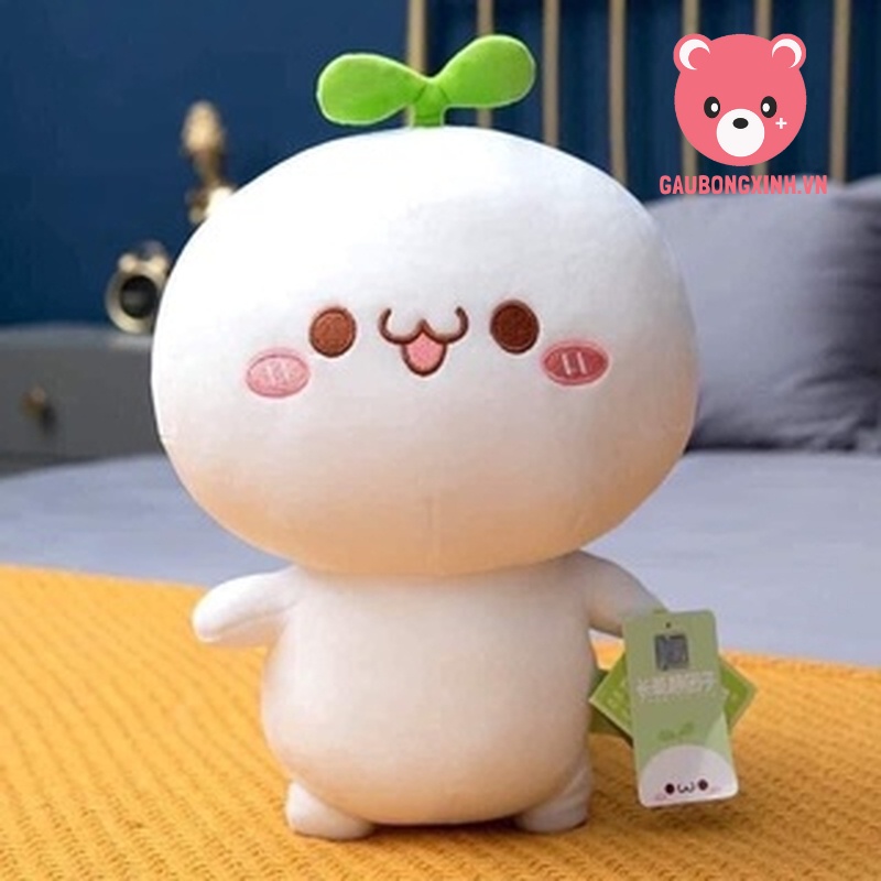 Gấu Bông Củ Cải Mầm - Hạt Mầm Nhồi Bông Siêu Cute - Siêu Mềm Mịn Cao Cấp - Gấu Bông Xinh