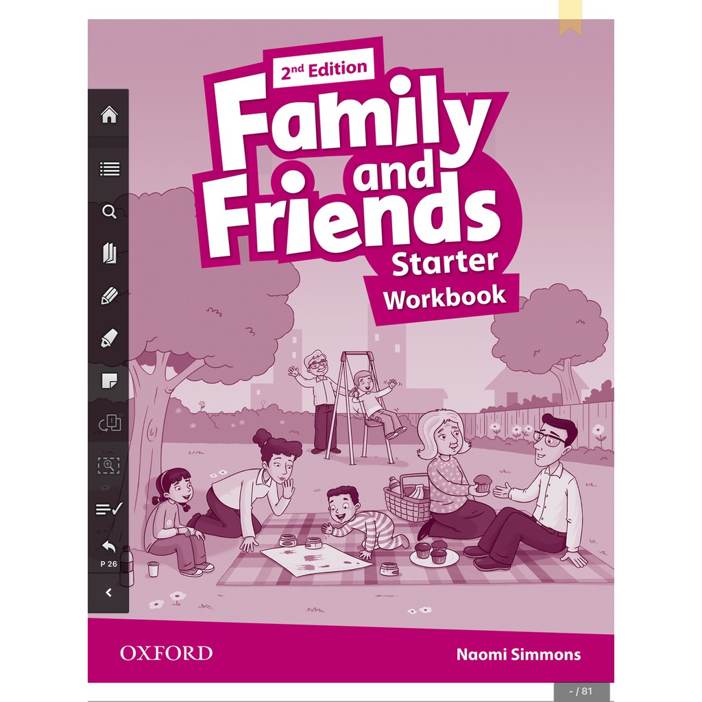 Sách Ebook tương tác Family and Friend Starter học tiếng anh cho bé. | BigBuy360 - bigbuy360.vn