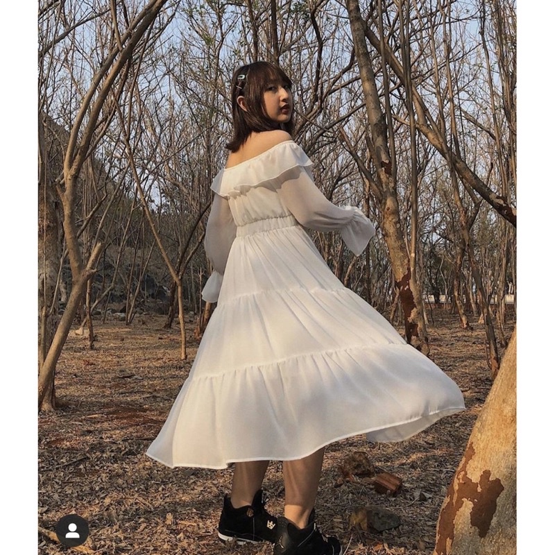 Váy bbd 🌸 Váy babydoll maxi tua ngực dài công chúa tiểu thư bánh bèo style Ulzzang dành cho nữ PHULA V04 | BigBuy360 - bigbuy360.vn