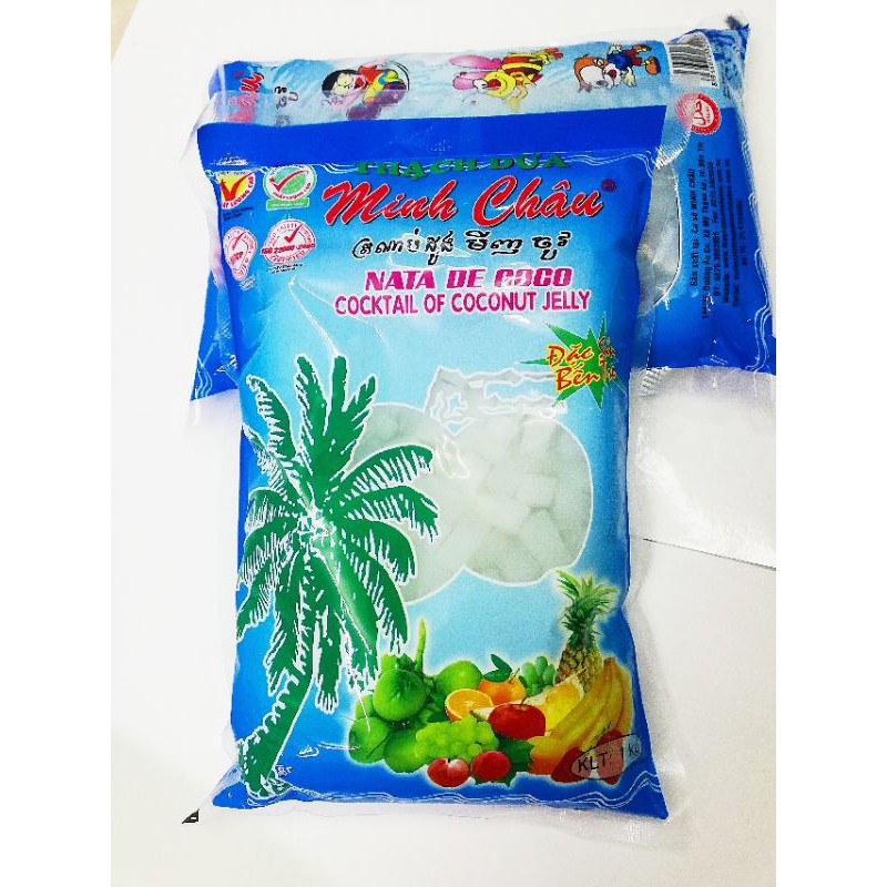 Thạch dừa Minh Châu ăn liền túi 1kg