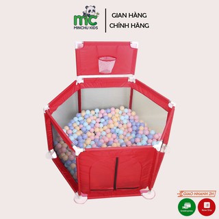 Quây Cũi Trẻ Em Kiêm Nhà Bóng Bóng Rổ Cho Bé Trai Và Bé Gái Mầm Store Có Bóng Tặng Kèm