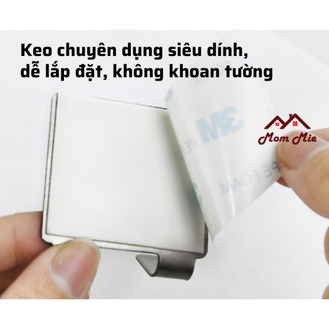 Móc inox dán tường treo đồ - Q009