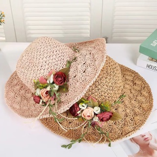 Mũ cói mềm cho bé gái trên 4 tuổi