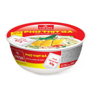 Phở Gà Vifon Tô 120g thùng 12 tô