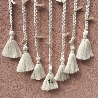 Macrame treo ảnh trang trí