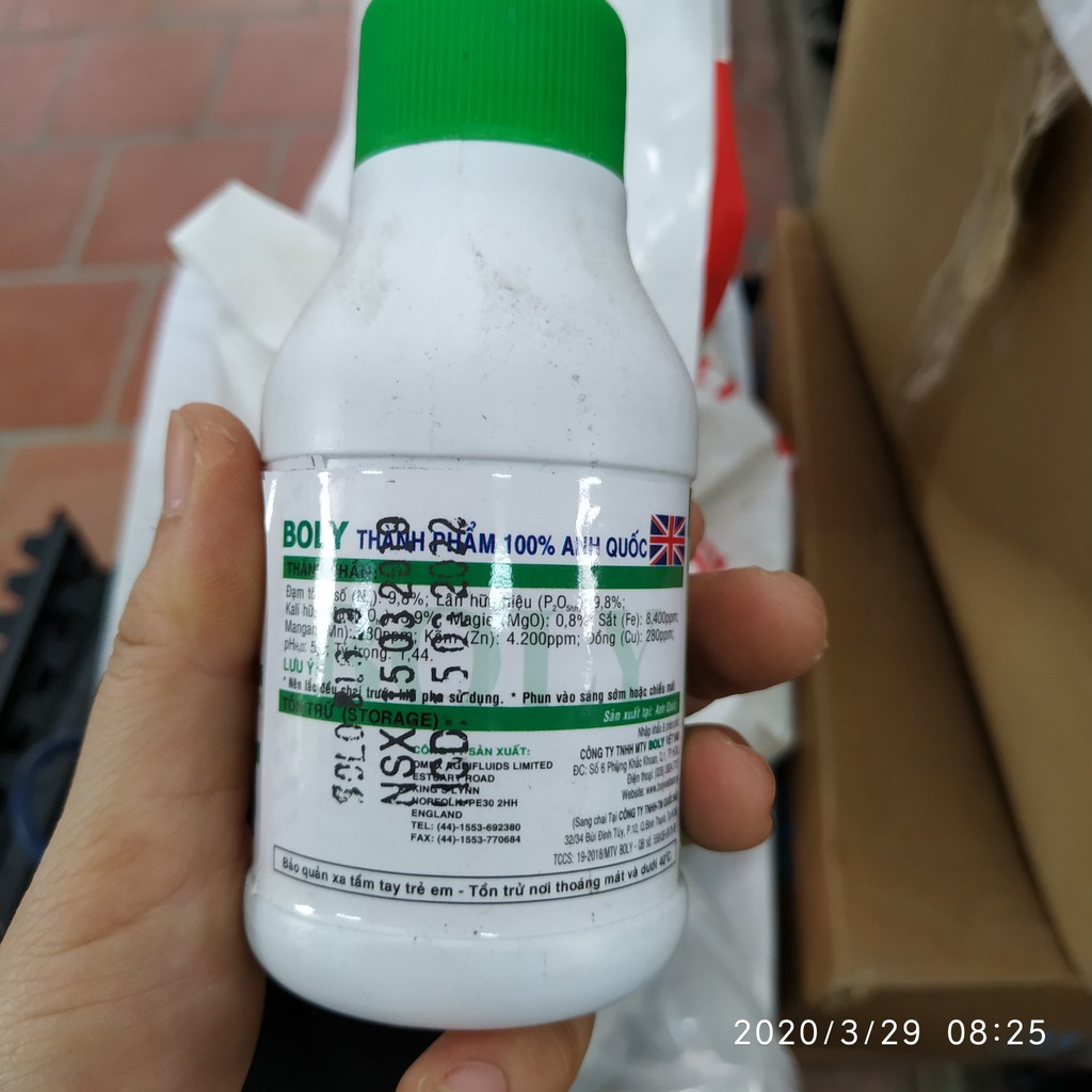 Phân bón lá trung vi lượng Bio8 nhập khẩu từ Anh
