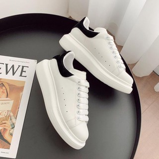 Xả hàng Giày Sneaker MC Queen cao cấp hàng 11 Gót Nhung Dây Lụa Cao Cấp Full Box