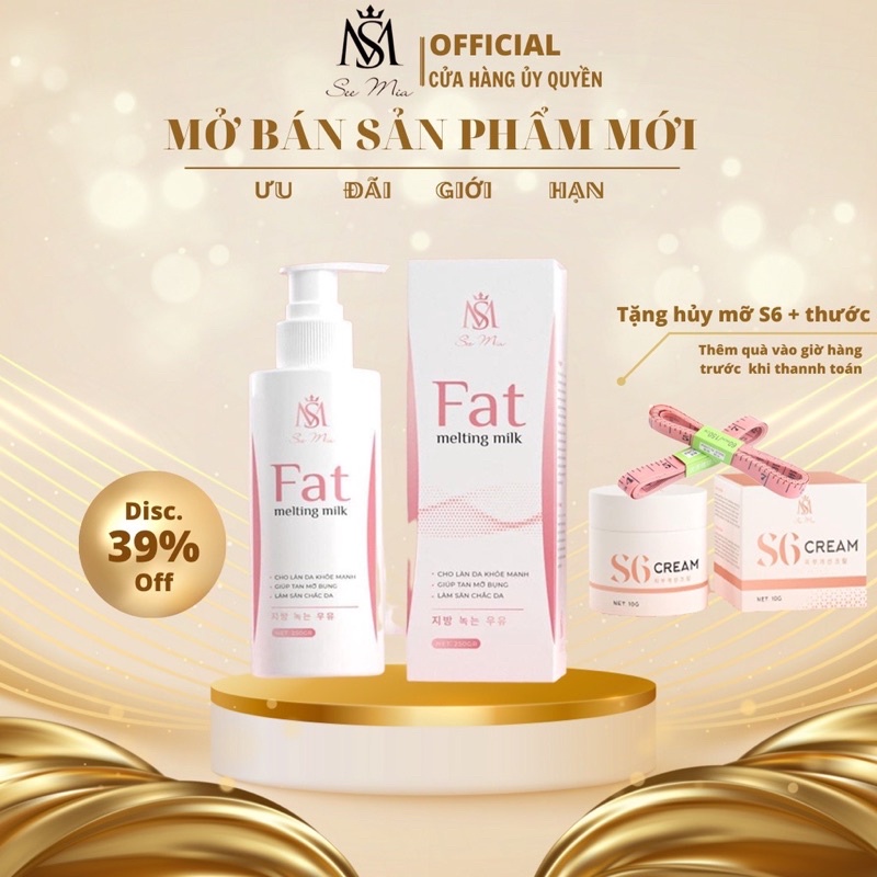 1 Kem Sữa Siết Eo Sâm Triều Tiên giảm mỡ bụng, đùi, bắp tay tặng 1 S6