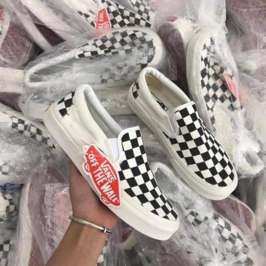 [MIỄN SHIP-ẢNH THẬT] Giày thế thao vans lười Caro, Vaul Old Skool Đen, FOG bản chuẩn full sz 36-43, dễ phối đồ nhất.