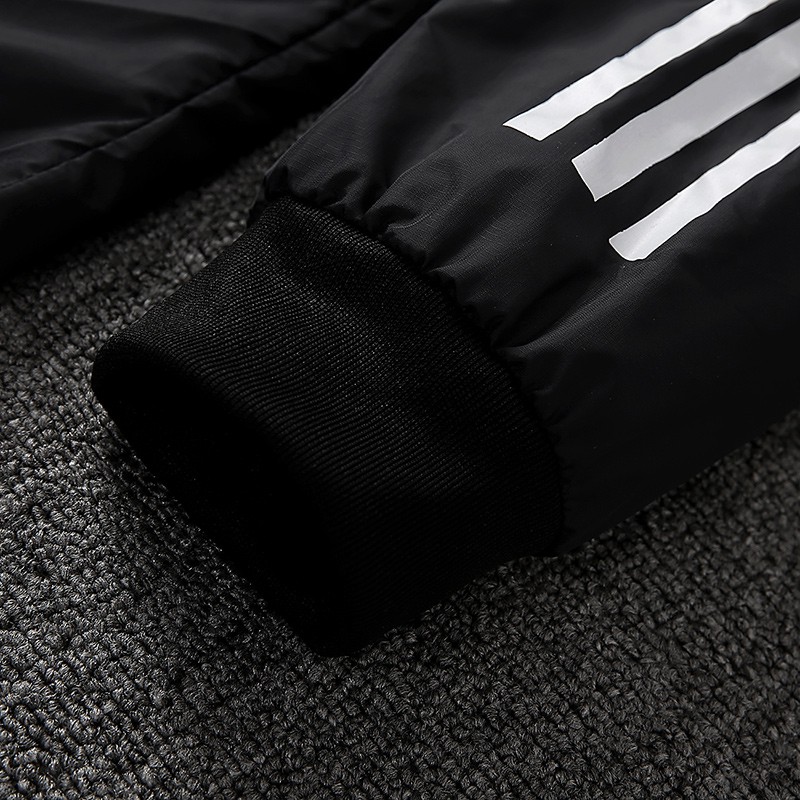 Áo khoác Adidas thể thao hai mặt năng động thoải mái thời trang
