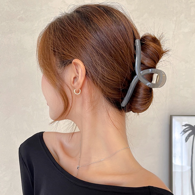 Kẹp tóc mỏ vịt AY nhiều màu sắc thanh lịch