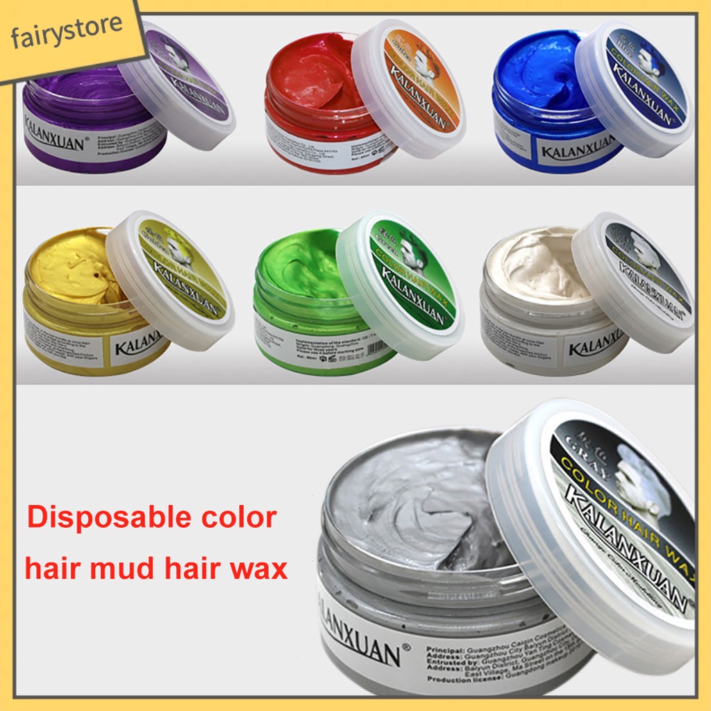 Sáp vuốt tạo kiểu và nhuộm màu tóc tạm thời dung tích 120g dành cho nam và nữ