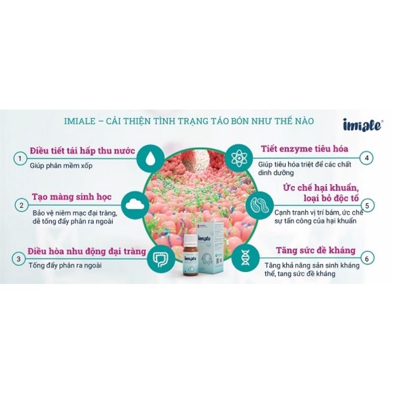 Men vi sinh Imiale tăng cường miễn dịch & cân bằng hệ vi sinh