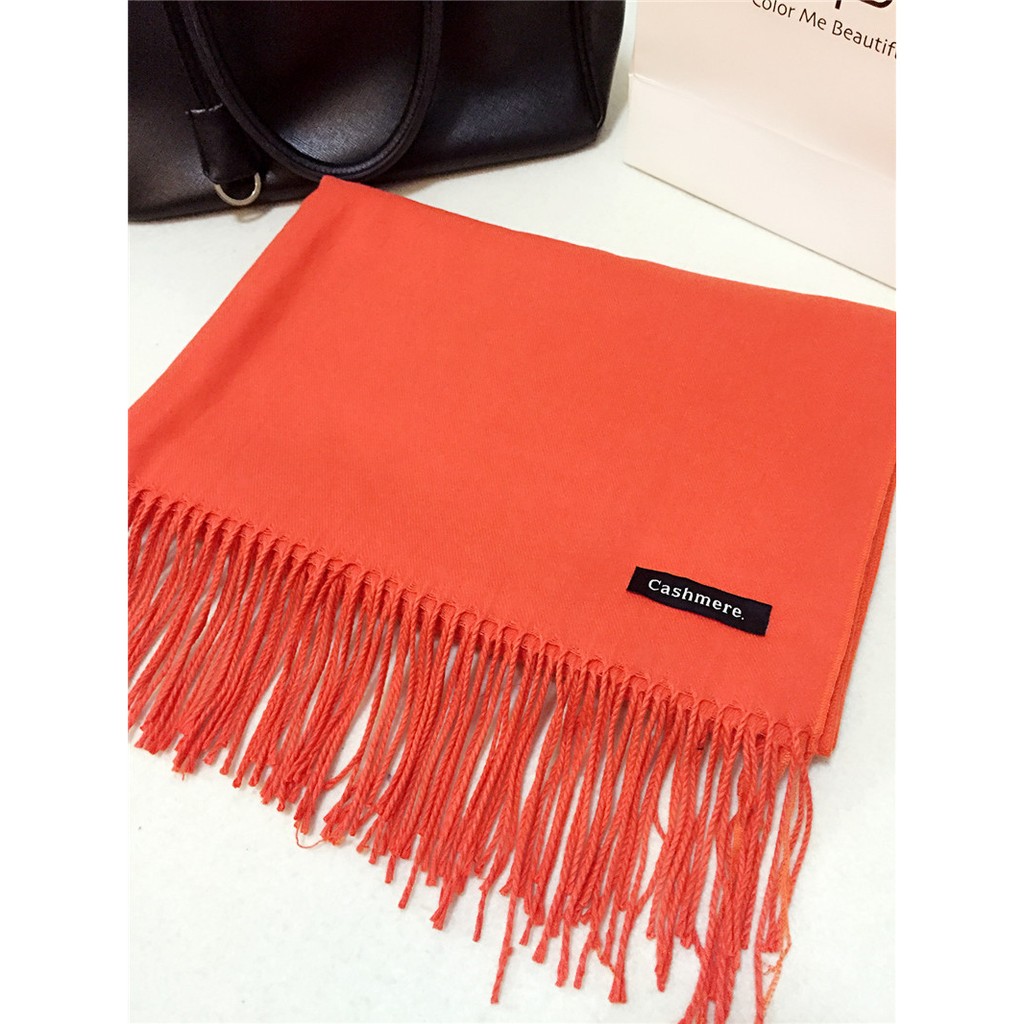 Khăn màu trơn Cashmere