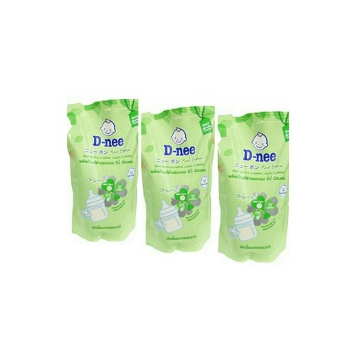 Nước Rửa Bình Sữa Dnee Organic Bịch  600ml