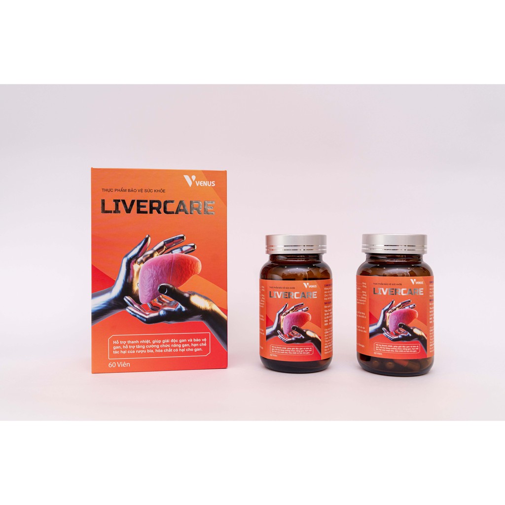 Sản phẩm hỗ trợ chức năng gan LIVERCARE -Giải độc gan và bảo vệ gan khỏe mạnh