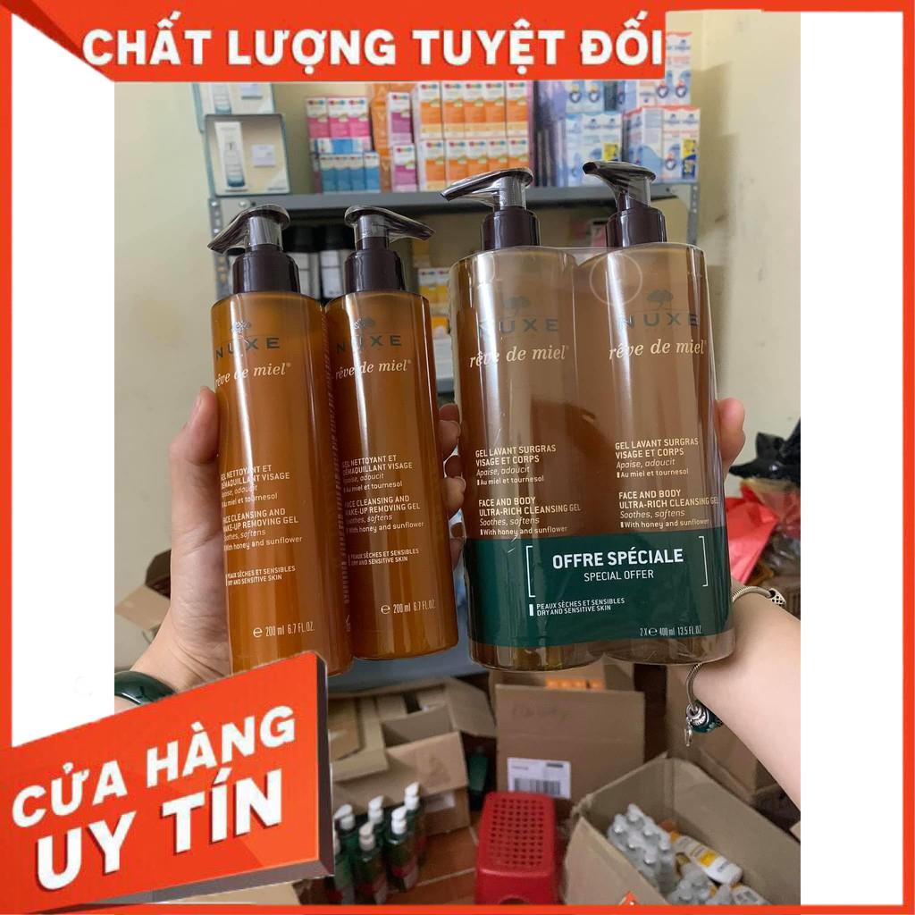 Sữa rửa mặt NUXE MẬT ONG 200ml/400ml