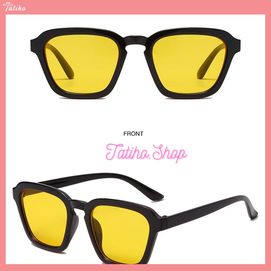 [Hàng Xịn, Giá Tốt] Kính Mát (Kính Râm) Cao Cấp Hình Hộp Gọng Nhựa Phong Cách Châu Âu &amp; Mỹ - Carl Fitow - Mã MK017