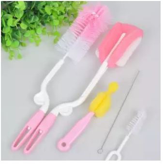 Bộ cọ rửa bình sữa và núm ty 5 món