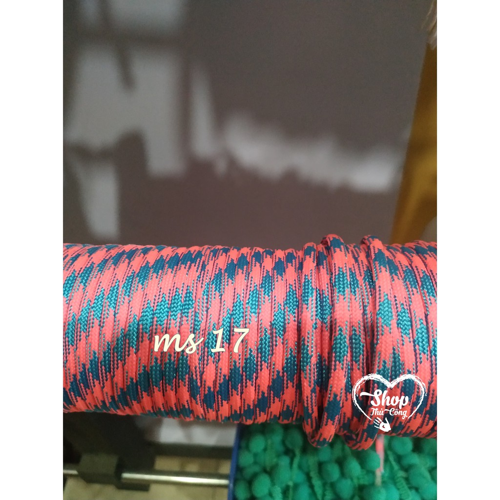 Dây paracord 4mm dẹt mã 17