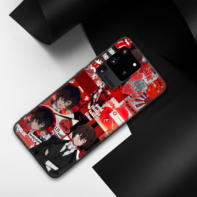 Samsung Galaxy S10 S9 S8 Plus S6 S7 Edge S10+ S9+ S8+ Casing Soft Case 29LU Bungou Stray Dogs Anime mobile phone case