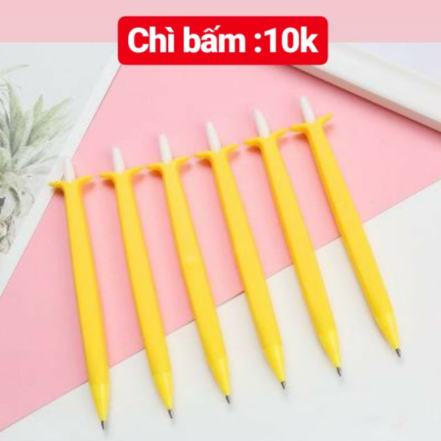 Bút chì bấm chuối