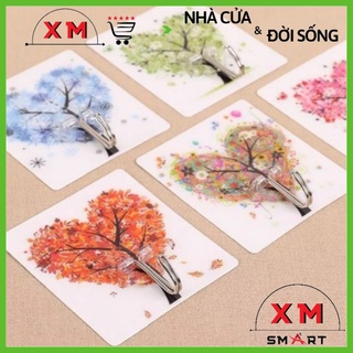 Móc dán tường họa tiết 3d siêu chịu lực