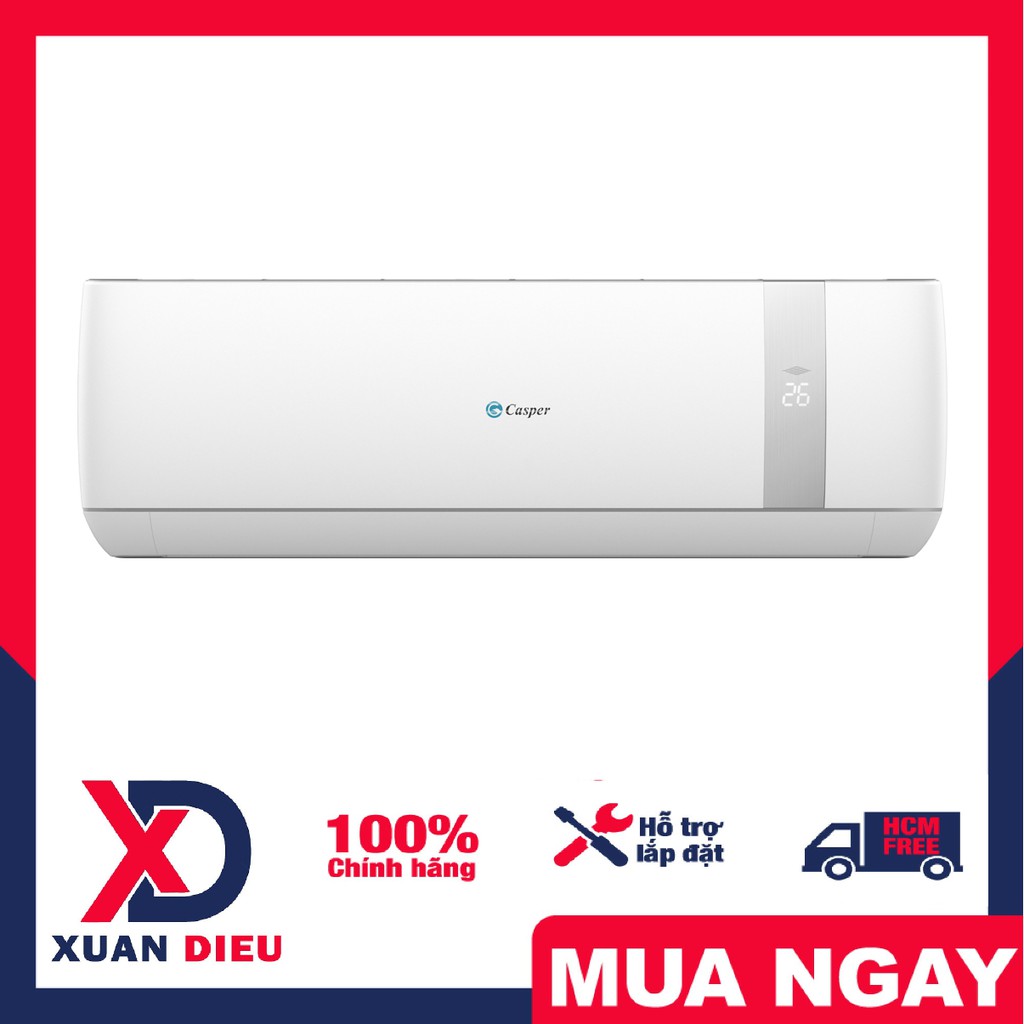 Máy Lạnh Casper 1.5HP - Model SC-12TL32 Dưới 20m2, Công Suất 12000BTU, Gas R32, Nhập khẩu Thái Lan.Giao miễn phí HCM