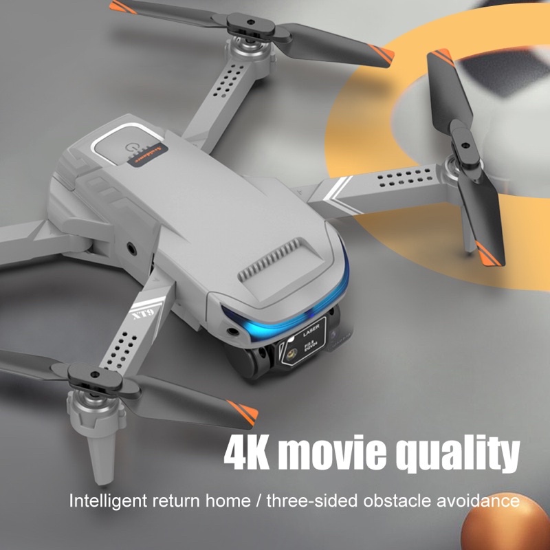 Flycam XT9 có 2 camera 4k, cảm ứng vật bay, điều khiển camera đang bay,pin bay lâu