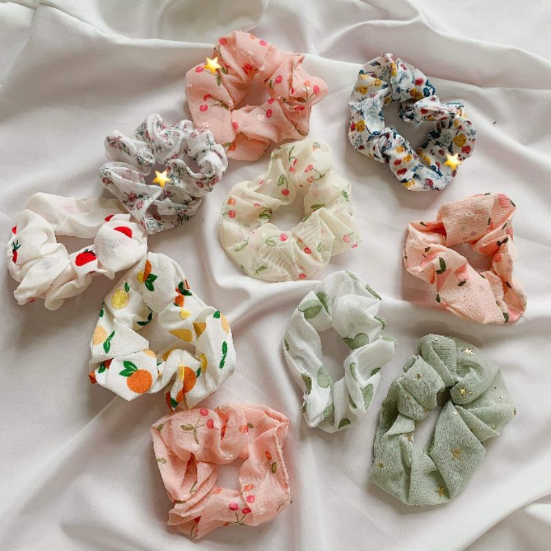 SRUNCHIES/CỘT TÓC MẪU MỚI