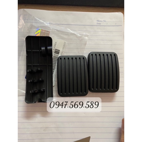 Bộ cao su chân côn, phanh, ga GETZ MT, MORNING 2005 - 2008 MT / Hàng chính hãng, 3282524000, 327221C000