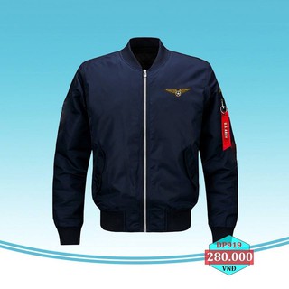 Áo Khoác Pilot Phong Cách (M,L,XL,XXL) - DP919 - ( X.đen)