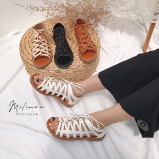 Sandal cột dây chiến binh bít gót