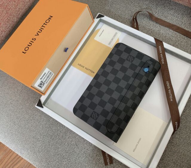 Clutch nam LV cầm tay 2 zip for men nam tính fullbox cực xịn