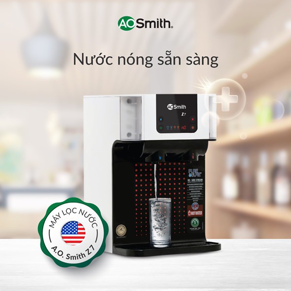 [FREE LẮP ĐẶT BH CHÍNH HÃNG]Máy lọc nước RO AOSmith Z7 - Chính hãng