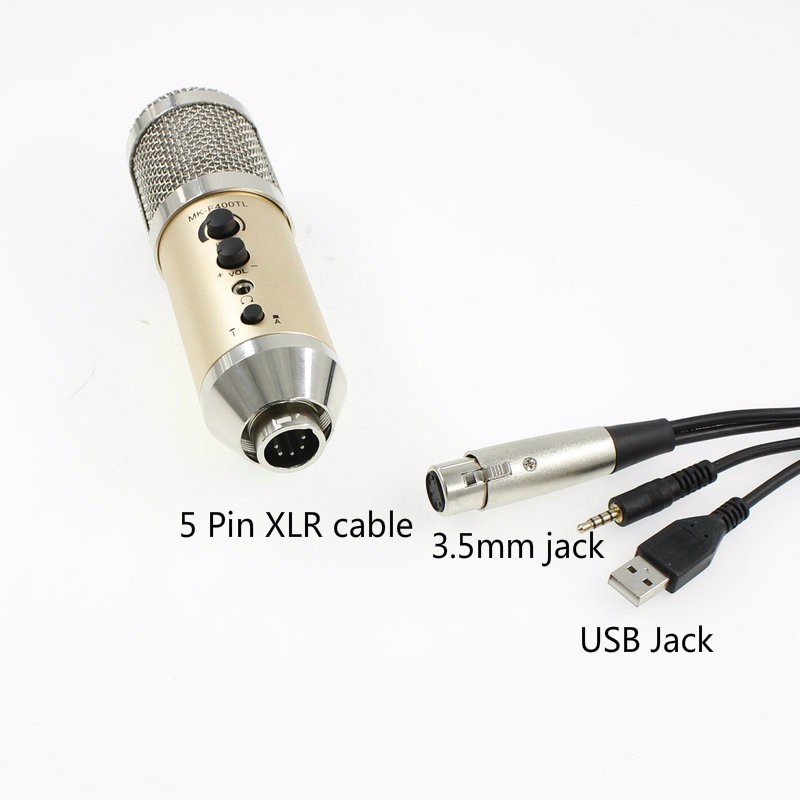 Micro livestream 3trong1 MK-F500TL - Micro thu âm cho điện thoại và máy tính MK F500TL - Micro karaoke F500 -dc2885