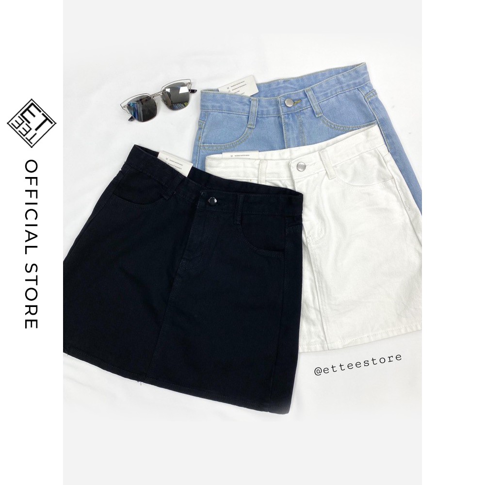 Chân váy jean ngắn ETTEE vải bò đủ size nhiều màu trẻ trung, năng động OU Q406 | BigBuy360 - bigbuy360.vn
