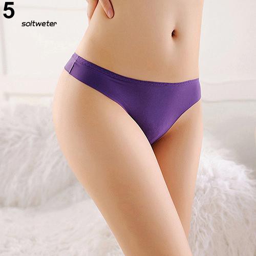 Quần lót G-String mày trơn phong cách thời trang dành cho nữ