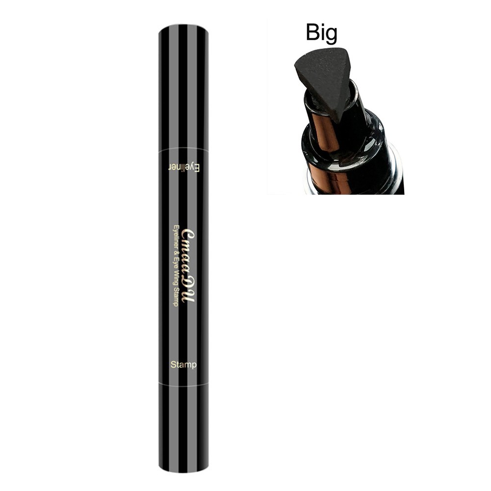 [Hàng mới về] Kẻ viền mắt CmaaDU dạng lỏng nhanh khô hai đầu chống thấm nước tích hợp con dấu hình chiếc cánh