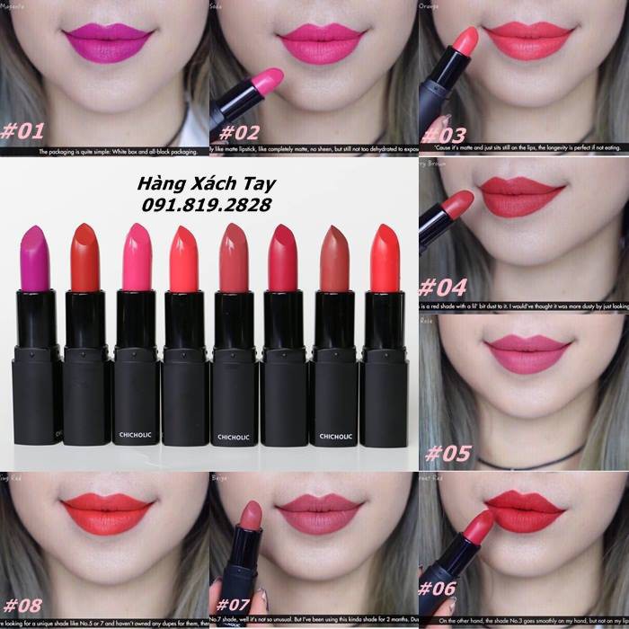 Son Chic Holic Soft Matte Lipstick