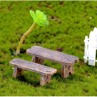 Phụ kiện tiểu cảnh ghế gỗ
